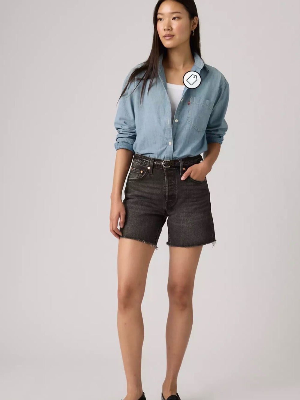 07. Levi’s 501® Mid Thigh Women's Shorts